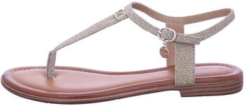 s.Oliver Sandalen flach gold