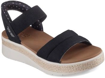 Skechers Bobs Sun Ray Keilabsatz-Sandalen schwarz