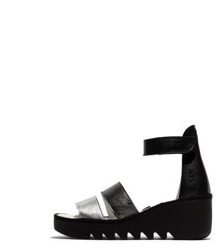 Fly London BONO290FLY Sandal silber graphit schwarz