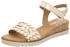 Gabor Sandalette 2 759 89 gelocht geflochten gold
