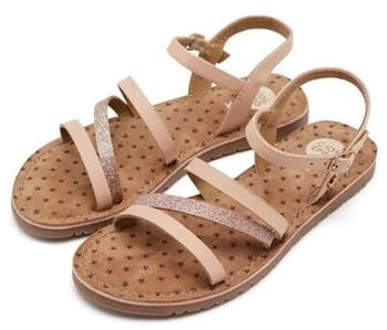 Gioseppo Vershire Flache Sandale platinfarben