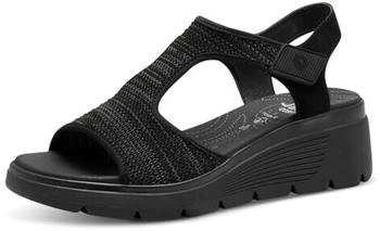 Jana Shoes Sandalen flach Klettverschluss schwarz