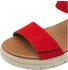Tamaris Sandalen rot veloursleder