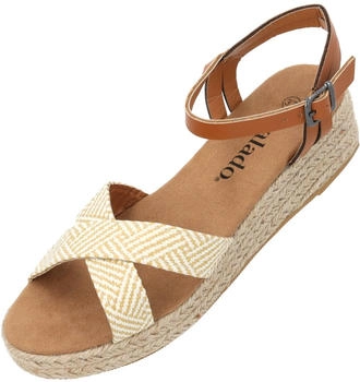 Palado Sandale 'Thunon' sand cognac weiß