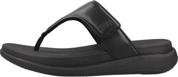 FitWear F-Mode Go Adjustable Flatform Toe-Post Sandale schwarz