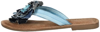 Lazamani Zehentrenner marine blue denim hellblau