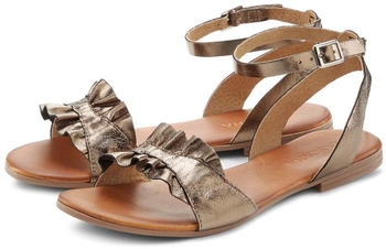 Lascana Sandale Sommerschuh goldfarben antikgoldfarben
