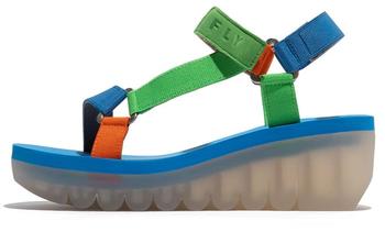 Fly London YEFA726FLY Sandal grau mehrfarbig armeegrün