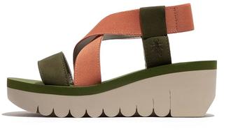 Fly London Sandal YABI922FLY army grün tee rose army grün