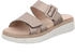 Tom Tailor Sandalen im Metallic-Look gold