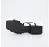 Paul Green Sandalette 6160-007 Glattleder schwarz