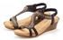 Vivance Dreams Sandale orange schwarz transparent