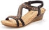Vivance Dreams Sandale orange schwarz transparent