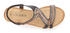 Vivance Dreams Sandale orange schwarz transparent