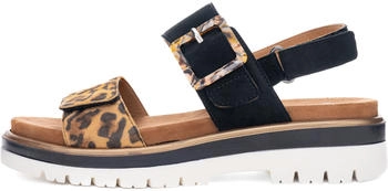 Ara Sandale karamell cognac schwarz
