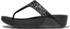 FitWear Lulu Maxi-Crystal Toe-Post Sandal schwarz