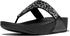 FitWear Lulu Maxi-Crystal Toe-Post Sandal schwarz