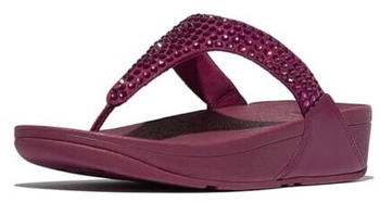 FitWear Lulu Maxi-Crystal Toe-Post Sandal rubinrot