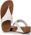 FitWear LULU LEATHER TOEPOST weiß
