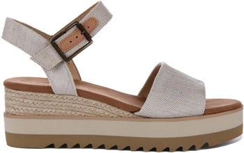 TOMS Shoes Diana Keilsandale Leder nat