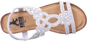 2Go Shoe Wedge Sandals silber