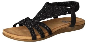 2Go Shoe Toe Post Sandal schwarz
