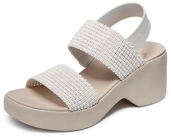 Skechers Cali Day off white woven gore