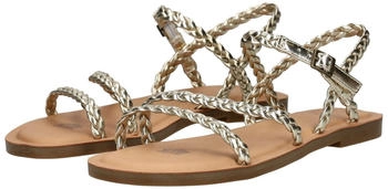 TOMS Shoes Sandals Synthetic Leather gold
