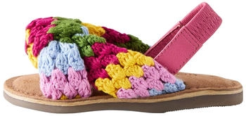 Next Fashion Twisted Look Sandals rainbow crochet