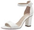 Tamaris Sandal with Block Heel weiss