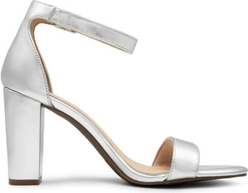 Dream Pairs Classic Heeled Sandals silber pu