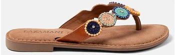 Lazamani Leather Toe Separator hellbraun