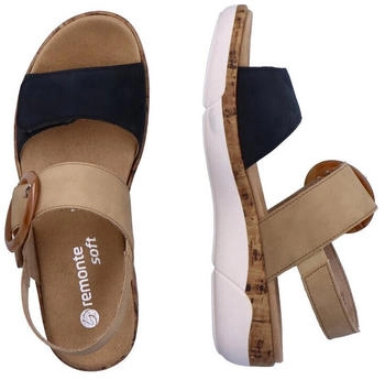 Remonte Dorndorf Women's Sandal beige/schwarz