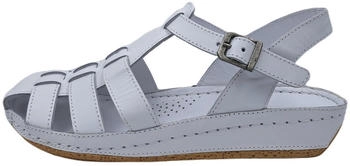 Gemini Sandal Buckle Cutouts Leather (336510-02) weiß