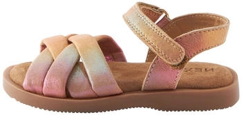 Next Fashion Leather Sandals in Web Design pink rainbow