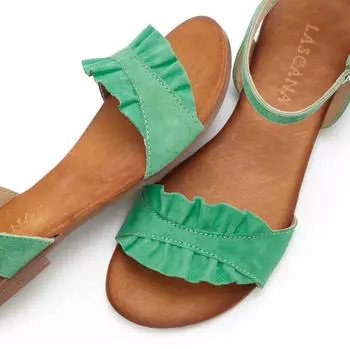 Lascana Sandal grün
