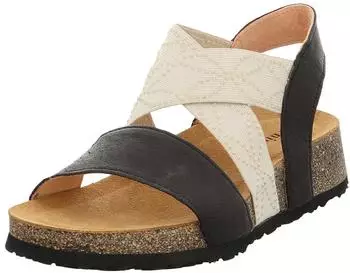 Think KOAK chrome-free tanned sustainable sandal schwarz