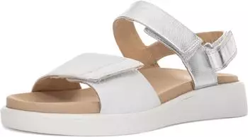 Ara Sandal madeira weiß/silber