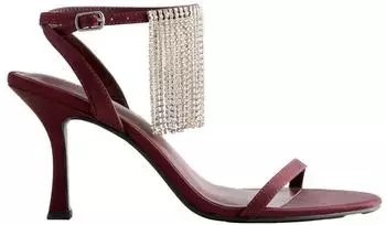 Next Fashion Sandal burgunder/transparent