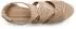 Lascana Strappy Sandal with Cut-Outs and Comfortable Block Heel VEGAN beige
