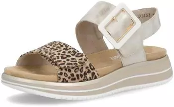 Remonte Dorndorf Strap Sandals D1J53 ecru/sand/schwarz