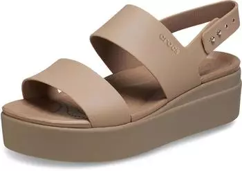 Crocs Brooklyn Low Wedge latte/mushroom