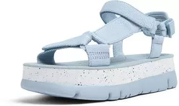 Camper Oruga Up Sandalen hellblau wei&szlig;