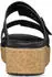 Crocs Brooklyn Cork Buckle Sandalen schwarz
