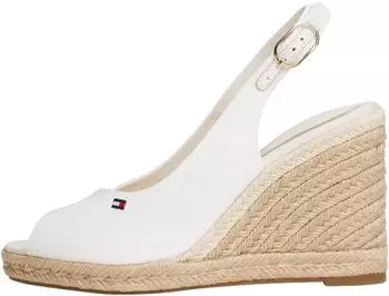 Tommy Hilfiger Basic Opened Toe High Wedge (FW0FW04784) ecru