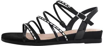 Tamaris Sandals Vegan black glam