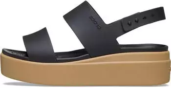 Crocs Brooklyn Low Wedge schwarz/cashew