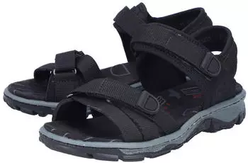 Rieker Riemchensandale im Sportslook (68871) schwarz