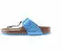 Birkenstock Gizeh Big Buckle Naturleder Lack sky blue