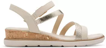 Tamaris Sandals Vegan beige ivory